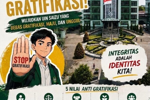 stop gratifikasi by satuan pengawasan internal uin saizu