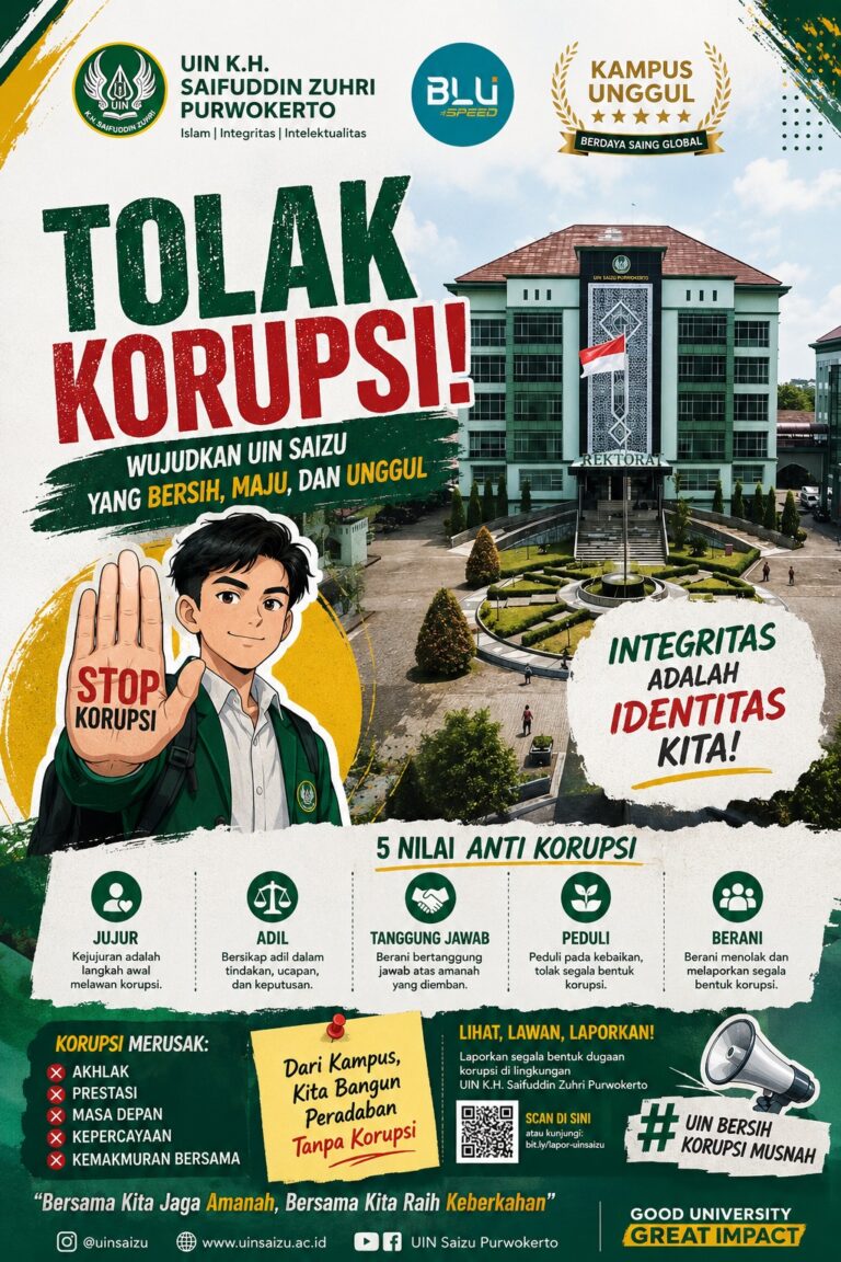 stop korupsi by satuan pengawasan internal uin saizu